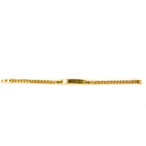 GIVENCHY: Gold, Metal "4G" Logo ID Bracelet (nr) Unisex - Picture 6 of 7